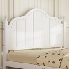 Okak Full/Queen Vintage Platform Beds with Headboard & Support Slats,Solid Wood Bed Frame for Primary Bedroom,No Spring Box Needed - 3 of 4