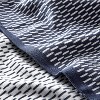 Knit Throw Blanket Navy - Hearth & Hand™ with Magnolia - 3 of 3