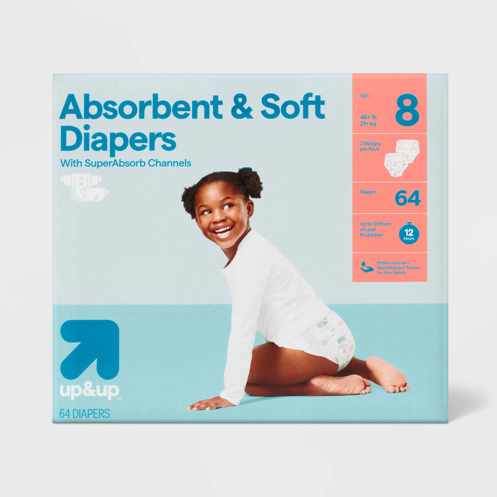 Disposable Diapers - Size 8 - 64ct - up&up™