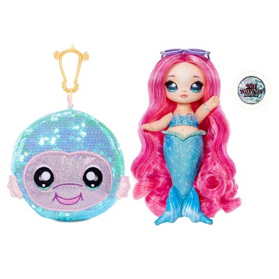 Na! Na! Na! Surprise 2-in-1 Fashion Doll and Sparkly Sequined Purse Sparkle Series – Marina Jewels 7.5" Mermaid Doll