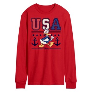 Men's - Disney - Americana Long Sleeve Graphic T-Shirt - 1 of 3