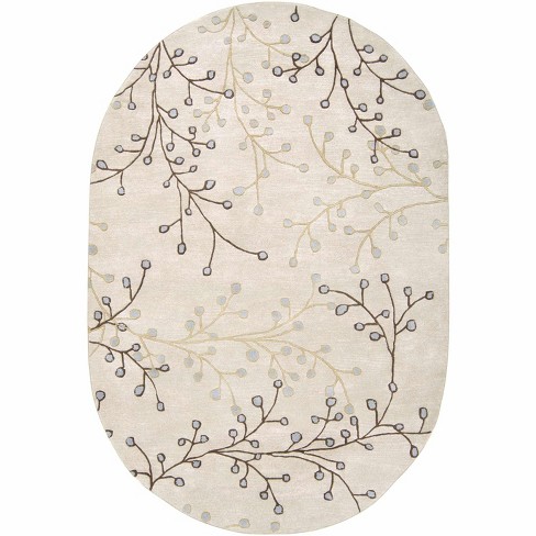 Hauteloom Oval Area Rug Gray : Target