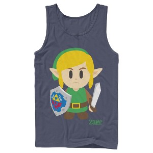 Men's Nintendo Legend of Zelda Link's Awakening Avatar Tank Top - 1 of 3
