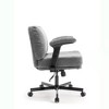 Criss-Cross Flip-Arm Chair on Wheels ¨C Thick Cushion Wide Seat, Swivel Desk for Home/Apartment/Bedroom - 2 of 4