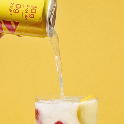 Waay Sparkling 10g Protein Clear Whey + Collagen, 0g Sugar Drink - Lemon Raspberry - 12oz