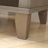 Bush Furniture Somerset Nightstand In Ash Gray: Contemporary Design with Satin Nickel Hardware - 4 of 4