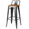 New Pacific Direct Metropolis Low Back Bar Stool,Set of 4 - 3 of 3