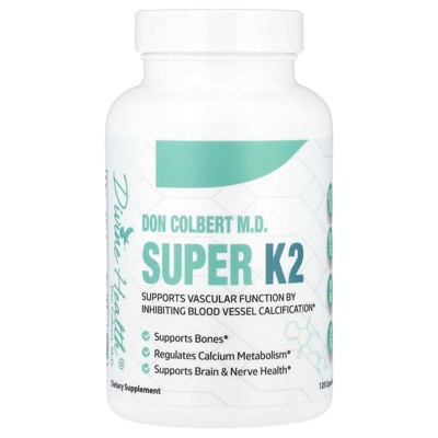 Divine Health Don Colbert M.D. Super K2, 200 mcg, 120 Capsules
