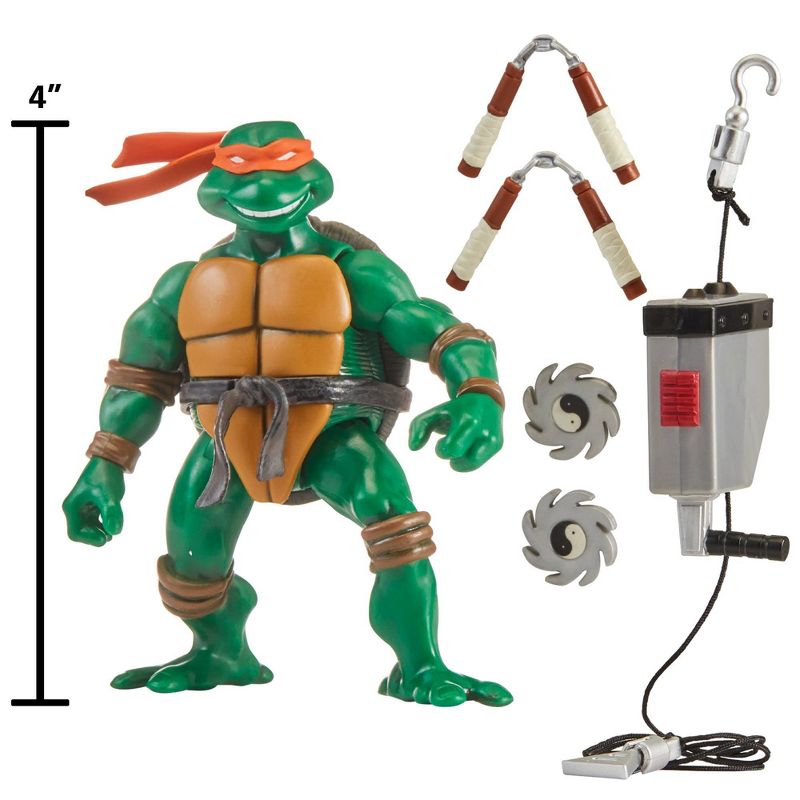 Teenage Mutant Ninja Turtles Michelangelo Action Figure, 4 of 8
