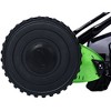 SEVOBAL Wheelbarrows and Lawn Carts 5-Blade Push Reel Lawn Mower with Grass Catcher for Eco-Friendly Lawn Maintenance, Green, 40"*19.5"*31.1" - 3 of 4