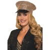 Forum Novelties Sequin Officer Hat (Gold) - 3 of 3