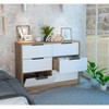 CAVINAS 6-Drawer Rectangle Dresser Chest Dresser with Deep Drawer Closet Organizers with Storage for Bedroom, Living Room - 2 of 4