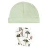 Hudson Baby Cotton Cap and Scratch Mitten Set, Going On Safari, 0-6 Months - 4 of 4