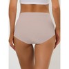 Allegra K Women's Elastic High-Waisted Unlined Breathable No-Show Hipster Underwear - 2 of 4