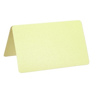 Unique Bargains Foldable Blank Wedding Party DIY Favor Decor Table Name Place Card 50 Pcs - 1 of 4