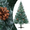 Christmas Tree Green with frosted tips Artificial Pine 59.1 in tall - 2 of 4