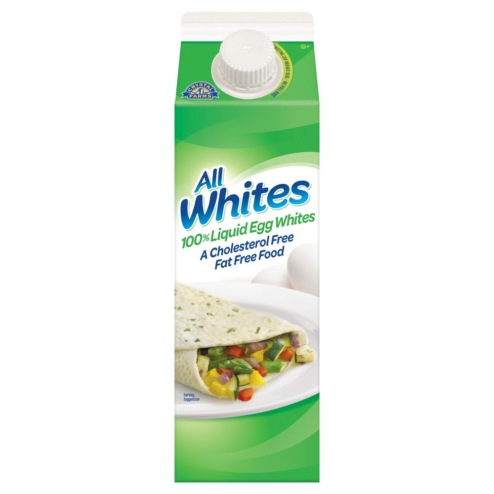 Crystal Farms All Whites 100% Egg Whites - 32oz