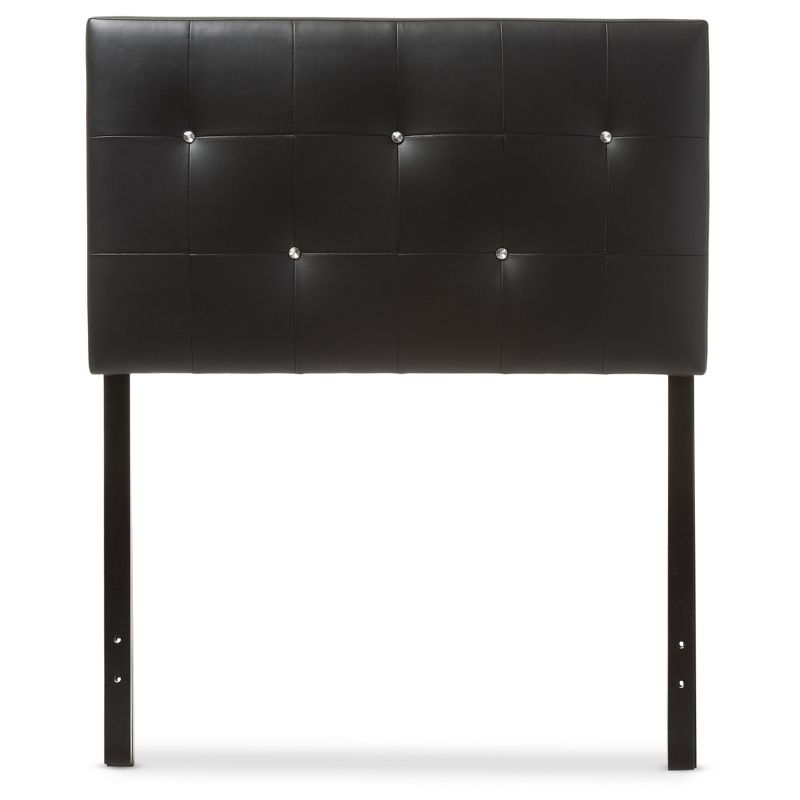 Kirchem Modern And Contemporary Faux Leather Upholstered Headboard - Baxton Studio, 3 of 6