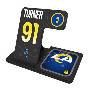 NFL Los Angeles Rams Players Game Tactic 15-Watt 3 in 1 Charging Station - 1 of 4