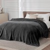Bedsure | Flannel Blanket Solid 280GSM Soft Fuzzy Plush  Bed Blanket - 2 of 4