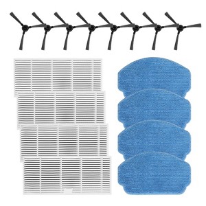 MAMNV Robot Vacuum Cleaner Replacement Parts for BR151(Pack of 1),8 Side Brush,4 Mop Pad,4 Filters - 1 of 4