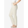Woman Within Plus Size Petite Adjustable Waist Straight-Leg Chino - 4 of 4