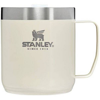  Stanley Legendary Camp Mug, 12oz, Stainless Steel Vacuum  Insulated Coffee Mug with Drink-Thru Lid (Green/Matte Black) : Sports &  Outdoors