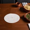 Unique Bargains Trivet Round Rope Woven Mat Cotton Non-woven Fabric 7.87"x7.87"x0.31" - 2 of 3