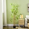 NicBex Artificial Tree Faux Decorative Plants 6FT Artificial Bamboo Tree, Room Decor for  Living Room, Foyer - 4 of 4