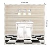 Amanti Art Bathroom II by Elizabeth Medley Canvas Wall Art Print Framed 16 x 16-in. - 4 of 4
