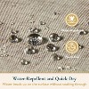 LunaLulinlk Fabric Shower Curtain with Hooks - 2 of 4