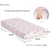 LISM 2 Piece Crib Sheets,Crib Fitted Sheets for Standard Size Crib and Toddler Mattress - 2 of 4