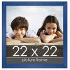 PosterPalooza | Square Classic Modern Blue Picture Frame - UV Acrylic, Foam Board Backing, Hanging Hardware - 2 of 4