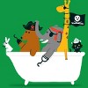 Boy's Design By Humans The pirate ship By radiomode T-Shirt - 2 of 3