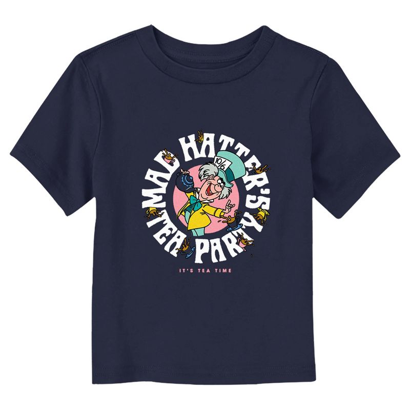Alice in Wonderland Mad Hatter's Tea Party T-Shirt, 1 of 4