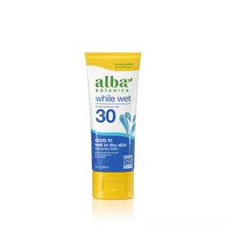 Alba Botanica While Wet Sunscreen Lotion - SPF 30 - 3 fl oz