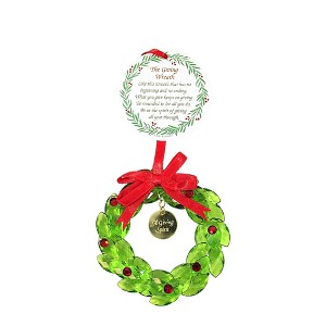 3.5 Inch The Giving Wreath Christmas Acrylic Tree Ornaments - 1 of 3