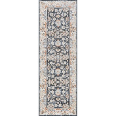 Nuloom Breigh Medallion Bordered Pet Friendly Machine Washable Area Rug
