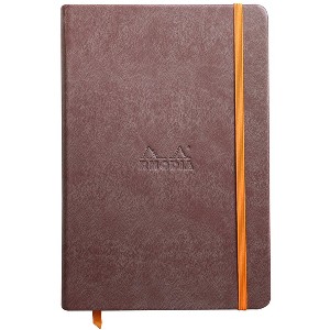 Rhodia Rhodiarama Webnotebook - Lined 96 sheets - 5 1/2 x 8 1/4 - Chocolate cover - 1 of 4