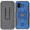 Nakedcellphone Rugged Case with Stand and Belt Clip Holster for Samsung Galaxy XCover 6 Pro Phone - 2 of 4