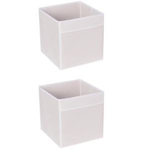 REGALWOVEN Fabric Reinforced Storage Bin for Organizing Clothes Books 2 Pcs - 1 of 4
