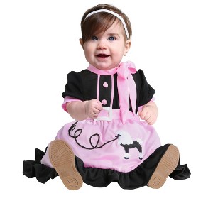 HalloweenCostumes.com Girl's Infant 50s Poodle Skirt Costume - 1 of 1