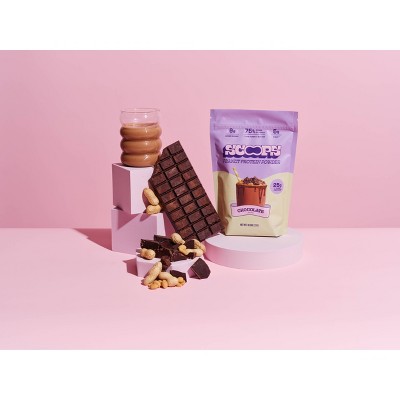 Scoops Chocolate Protein Plus Peanut Powder - 10.5oz