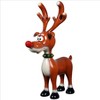 Design Toscano Jolly Holly, Santa's Red-Nosed Christmas Reindeer Statue - 4 of 4