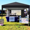 SKONYON 10' x10' Canopy Tent Instant Pop-Up Canopy Folding Tent Sun Shelter UV50+ - 2 of 3