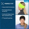 TrailHeads Women's Ponytail Headband for Winter - Moisture Wicking for Running, Sports, Workouts - 2 Pack - 2 of 4