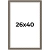 PosterPalooza | Weathered Black Picture Frame - UV Acrylic, Foam Board Backing, Hanging Hardware - 2 of 4