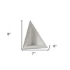HomeRoots Set of Two 7" White Metal Decorative Bookends - 3 of 4