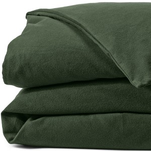 Lands' End Comfy Super Soft Cotton Flannel Duvet Bed Cover - 5oz - 1 of 3