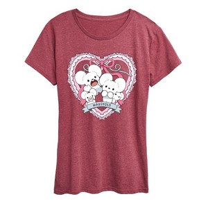 Women's - Pokémon - Maushold 4 Coquette Short Sleeve Graphic T-Shirt - 1 of 3